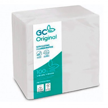 Servilleta de papel blancas 30 x 30 cm 100 uds