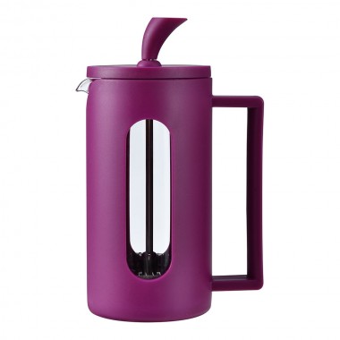 Cafetera / tetera roma embolo berenjena 350 ml 3 tazas