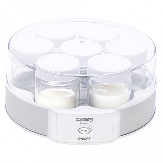 Yogurtera cr4519, blanca, 20 w, ø24 x 11,5 cm
