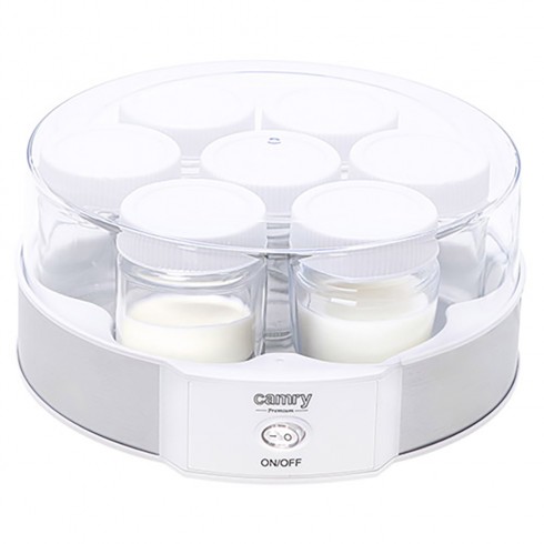Yogurtera cr4519, blanca, 20 w, ø24 x 11,5 cm