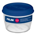 Fiambrera de tritán hermética redonda 0,5 l nata® 624 azul