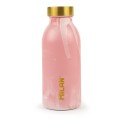 Botella isotérmica de acero inoxidable 0,35 l serie lava rosa