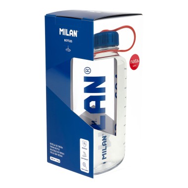 Botella de tritán 1 l " nata 624" transparente