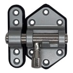 Pasador reforzado base plástica 50 mm cromo mate