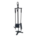 Kit de chimenea color forja 3 piezas 19 x 68,5 cm