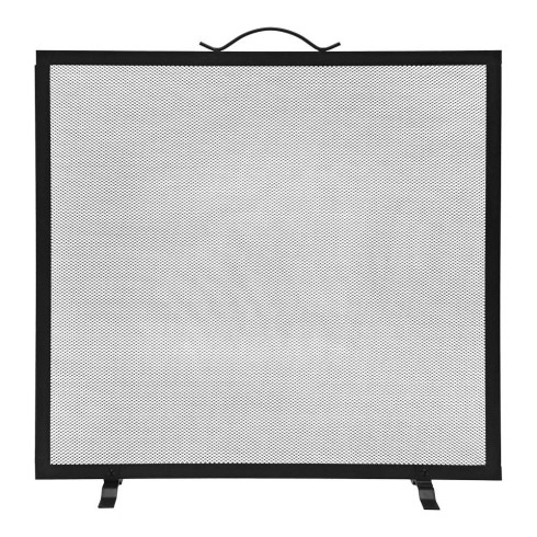 Rejilla salvachispas cuadrada color negro 60 x 0,5 x 60 cm