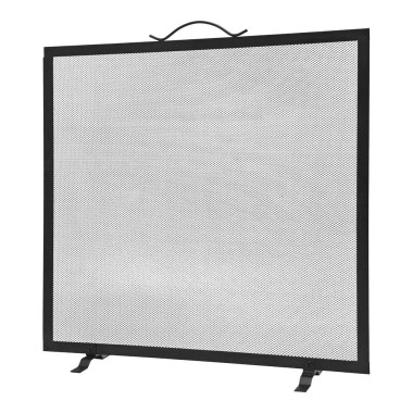 Rejilla salvachispas cuadrada color negro 60 x 0,5 x 60 cm