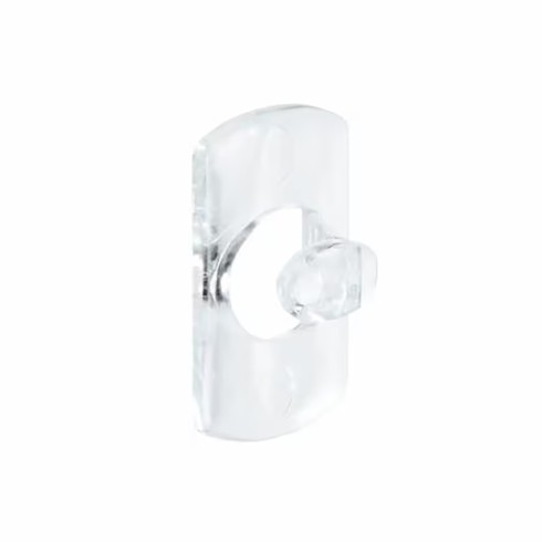 Mini gancho decorativo, transparente, 20 uds + 24 tiras