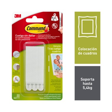 Tiras estrechas para colgar cuadros