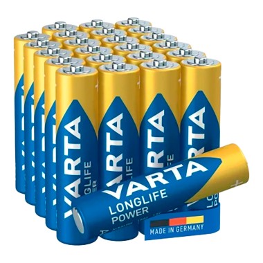 Pila alkalina longlife power aaa - lr03 (caja 24 uds) ø10,5 x 44,5 mm
