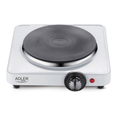 Cocina eléctrica un quemador 1500 w blanca, 25 x 28 x 7 cm