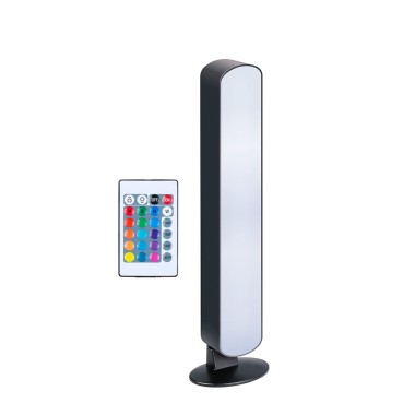 Lámpara led luz blanca y de colores con control remoto 24,5 x 3,5 x 4 cm