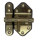 Pasador reforzado base plástica 40 mm dorado