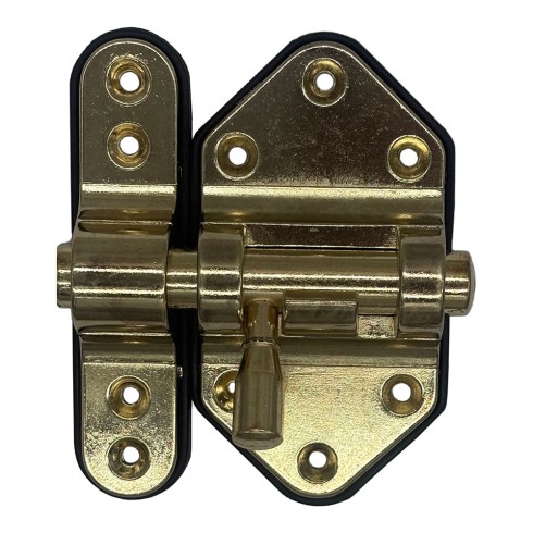 Pasador reforzado base plástica 40 mm dorado