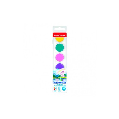Acuarelas estuche 6 colores perlados