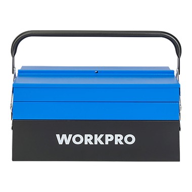 Caja de herramientas metálica, 5 compartimentos, 41,5 × 20 × 20 cm