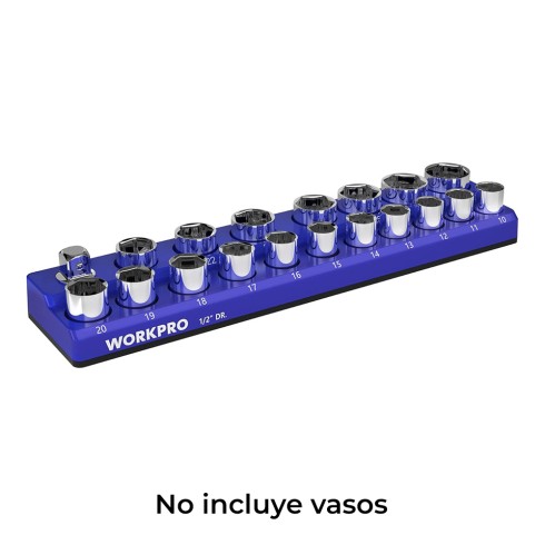 Organizador magnético vacío para vasos de 1/2" estándar
