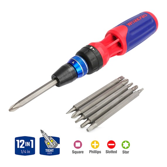 Destornillador carraca 12 en 1