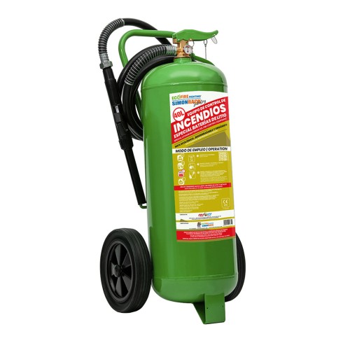 Extintor ecofire ext040g verde carro 40 l