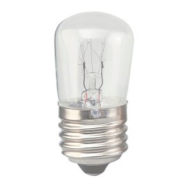 Bombilla incandescente pebetera e-27 10 w clara 30 x 60 mm