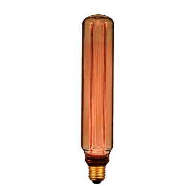 Bombilla led t60 decorativa tubular e27 4 w 200 lm 1800 k luz cálida ø60 x 300 mm