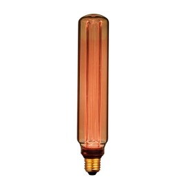 Bombilla led t60 decorativa tubular e27 4 w 200 lm 1800 k luz cálida ø60 x 300 mm
