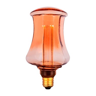 Bombilla led s100 decorativa campana e27 4 w 200 lm 1800 k luz cálida ø96 x 183 mm