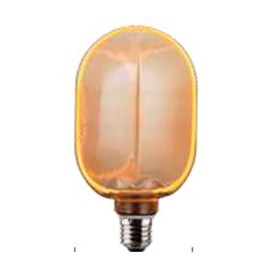 Bombilla led g100 decorativa halo exterior e27 4 w 220 lm 1800 k luz cálida ø102 x 190 mm