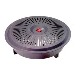Brasero eléctrico alfa-900, 2 potencias 425 w / 850 w, ø39 cm
