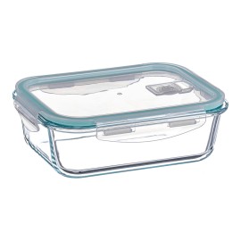 Fiambrera borosilicato rectangular hermética 370 ml