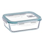 Fiambrera borosilicato rectangular hermética 1520 ml