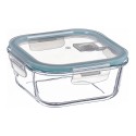 Fiambrera borosilicato cuadrada hermética 300 ml