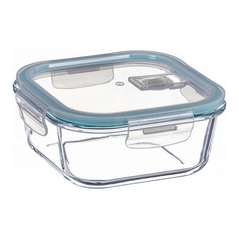 Fiambrera borosilicato cuadrada hermética 500 ml