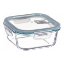Fiambrera borosilicato cuadrada hermética 1200 ml