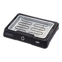 Barbacoa eléctrica negra, 2200 w