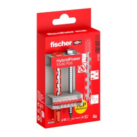 Tacos hybridpower ø10 x 90 mm + tornillos sw13/tx40, ø7 x 89 mm, blister 4 uds