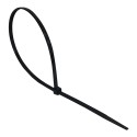 Brida nylon 2,5 x 200 mm negra, 100 uds