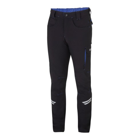Pantalón ligero técnico negro/azul kansas t2 - m
