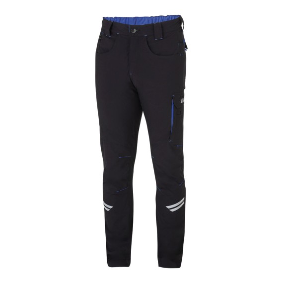 Pantalón ligero técnico negro/azul kansas t5 - xxl