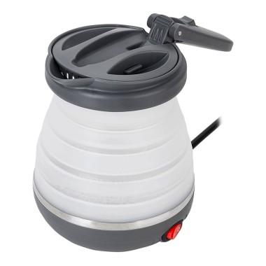 Hervidor portátil plegable de silicona ad 1279, 750 w, 0,6 l