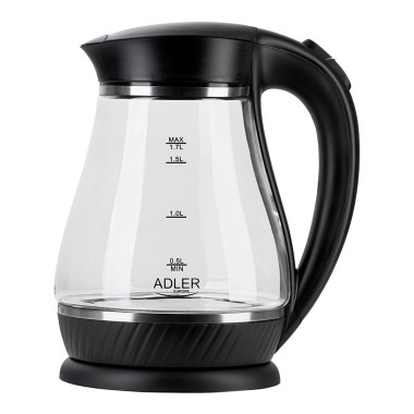 Hervidor de agua de cristal ad 1274 2200 w 1,7 l