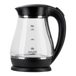 Hervidor de agua de cristal ad 1274 2200 w 1,7 l