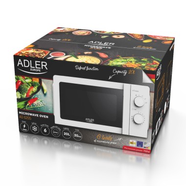Microondas ad 6205, 700 w, 20 l