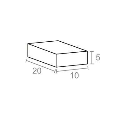 Imán neodimio bloque im30 níquel 20 x 10 x 5 mm