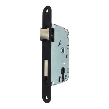 Cerradura embutir c/r cre03 50/47 mm negra