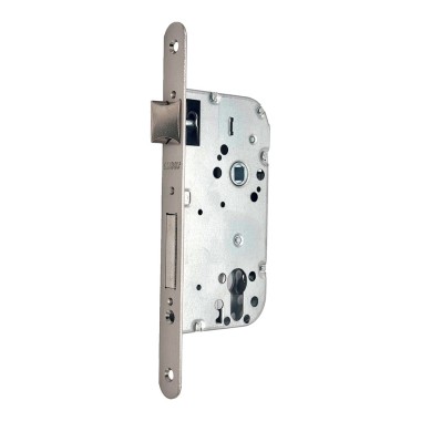 Cerradura embutir c/r cre05 50/70 mm níquel satinado
