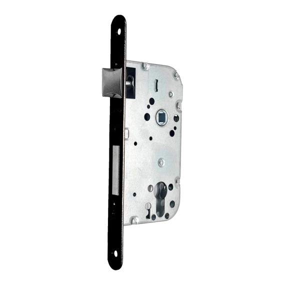 Cerradura embutir c/r cre05 50/70 mm negra