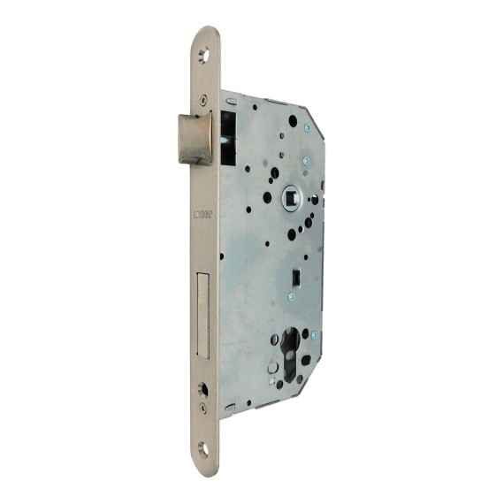 Cerradura embutir c/r cre06 60/85 mm níquel satinado