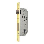 Cerradura embutir c/c cre12 50/85 mm latonado