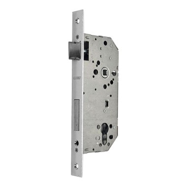 Cerradura embutir c/c cre12 50/85 mm níquel satinado